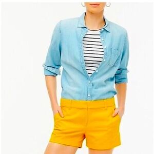 J Crew 3.5" Classic Chino Short Sweet Marigold Brand New with tags